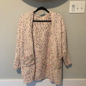 Boutique Confetti Sweater Cardigan